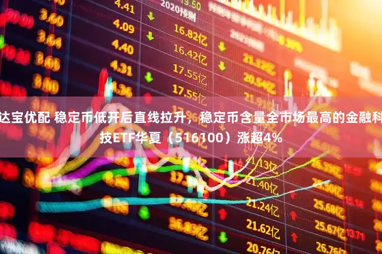 达宝优配 稳定币低开后直线拉升，稳定币含量全市场最高的金融科技ETF华夏（516100）涨超4%