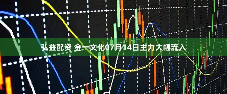 弘益配资 金一文化07月14日主力大幅流入