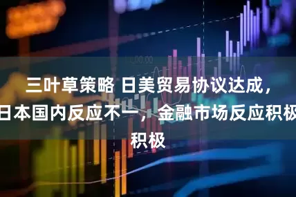 三叶草策略 日美贸易协议达成，日本国内反应不一，金融市场反应积极