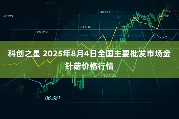 科创之星 2025年8月4日全国主要批发市场金针菇价格行情