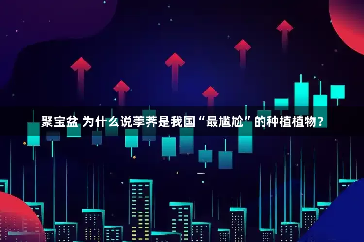 聚宝盆 为什么说荸荠是我国“最尴尬”的种植植物？